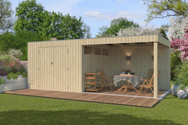 Goedkooptuinhuis Qube 8112EXT300   600X300