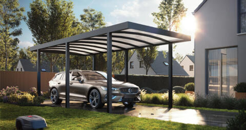 Goedkooptuinhuis Lumo carport