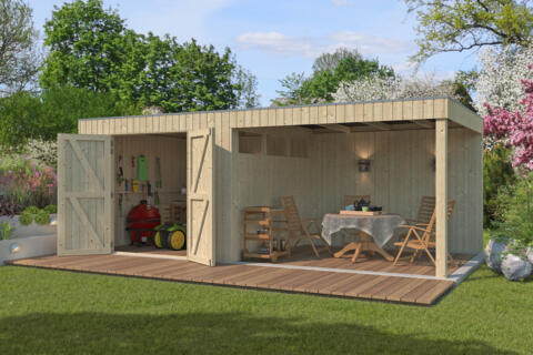 Goedkooptuinhuis Qube 8112EXT300   600X300 1
