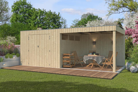 Goedkooptuinhuis Qube 8112EXT300   600X300
