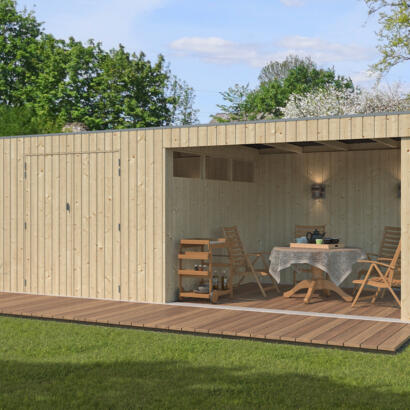 Goedkooptuinhuis Qube 8112EXT300   600X300
