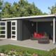 Tuinhuis Manuel Carbon grey