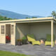 8711471581517 1022498 Outdoor Life Products Tuinhuis Blokhut met Overkapping Sunniva 570x275 2