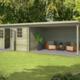 Goedkoop tuinhuis Aida geimpregneerd