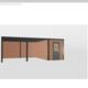 Goedkooptuinhuis Allure tekening