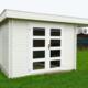 Goedkoop modern tuinhuis met overkapping 331 M 1
