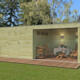 Goedkooptuinhuis Qube 7202EXT300 600X300
