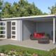 Tuinhuis Manuel Platinum grey